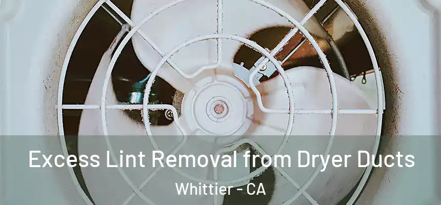 Excess Lint Removal from Dryer Ducts Whittier - CA